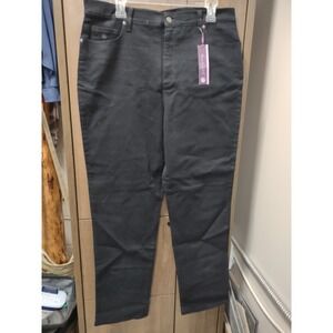 Gloria Vanderbilt Amanda Jeans Slimming Heritage Fit‎ Tapered Leg Black 16